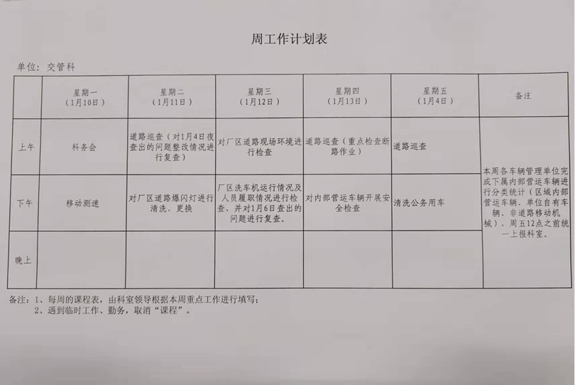保衛部推行“課程表”式交通安全管理顯成效