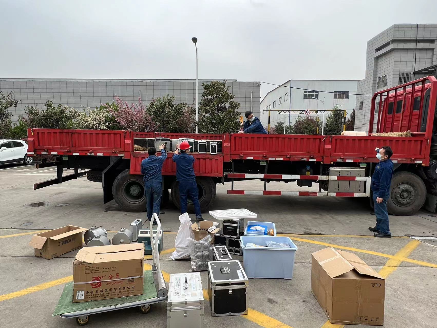 漢鋼公司計量標準器具順利送往陜西省計量科學院進行校準溯源