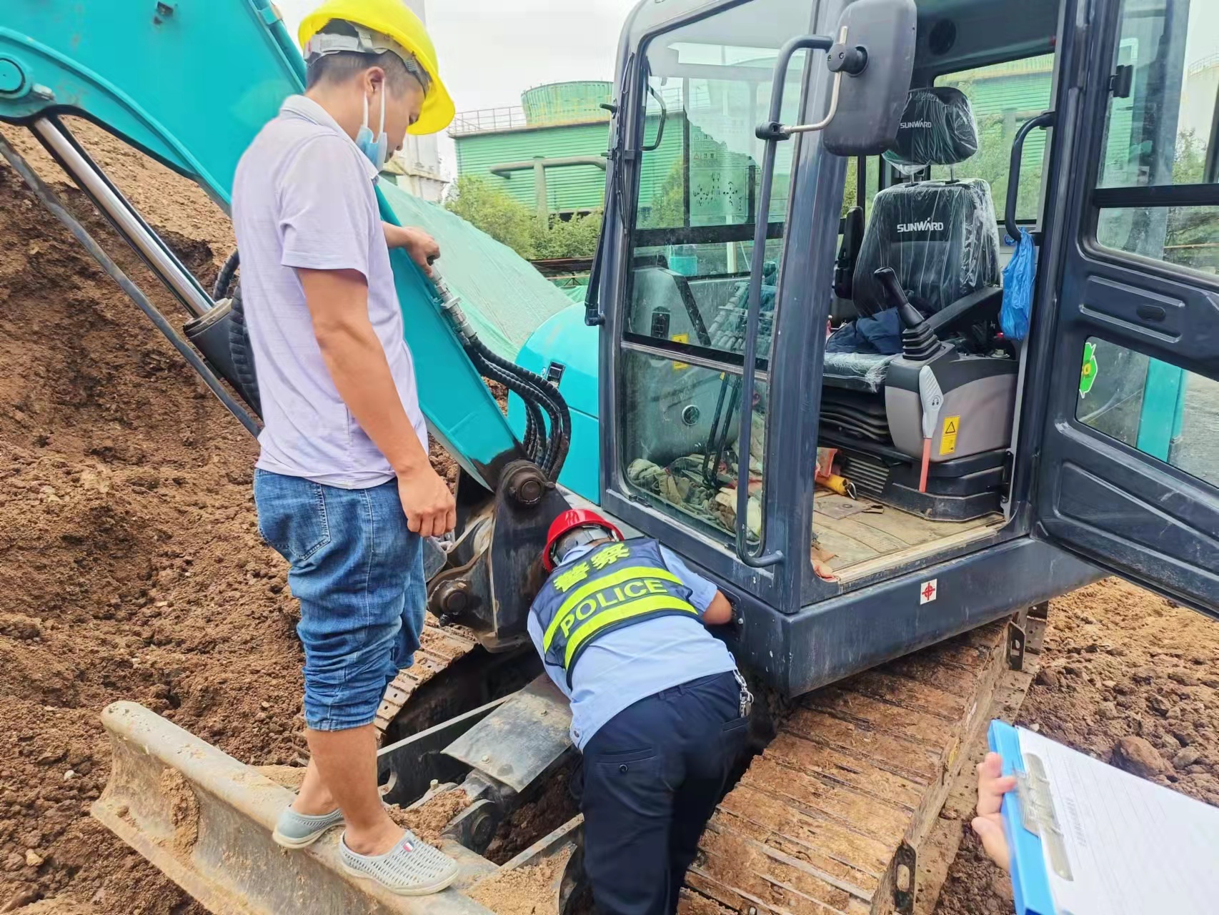 保衛部開展非道路移動機械專項檢查