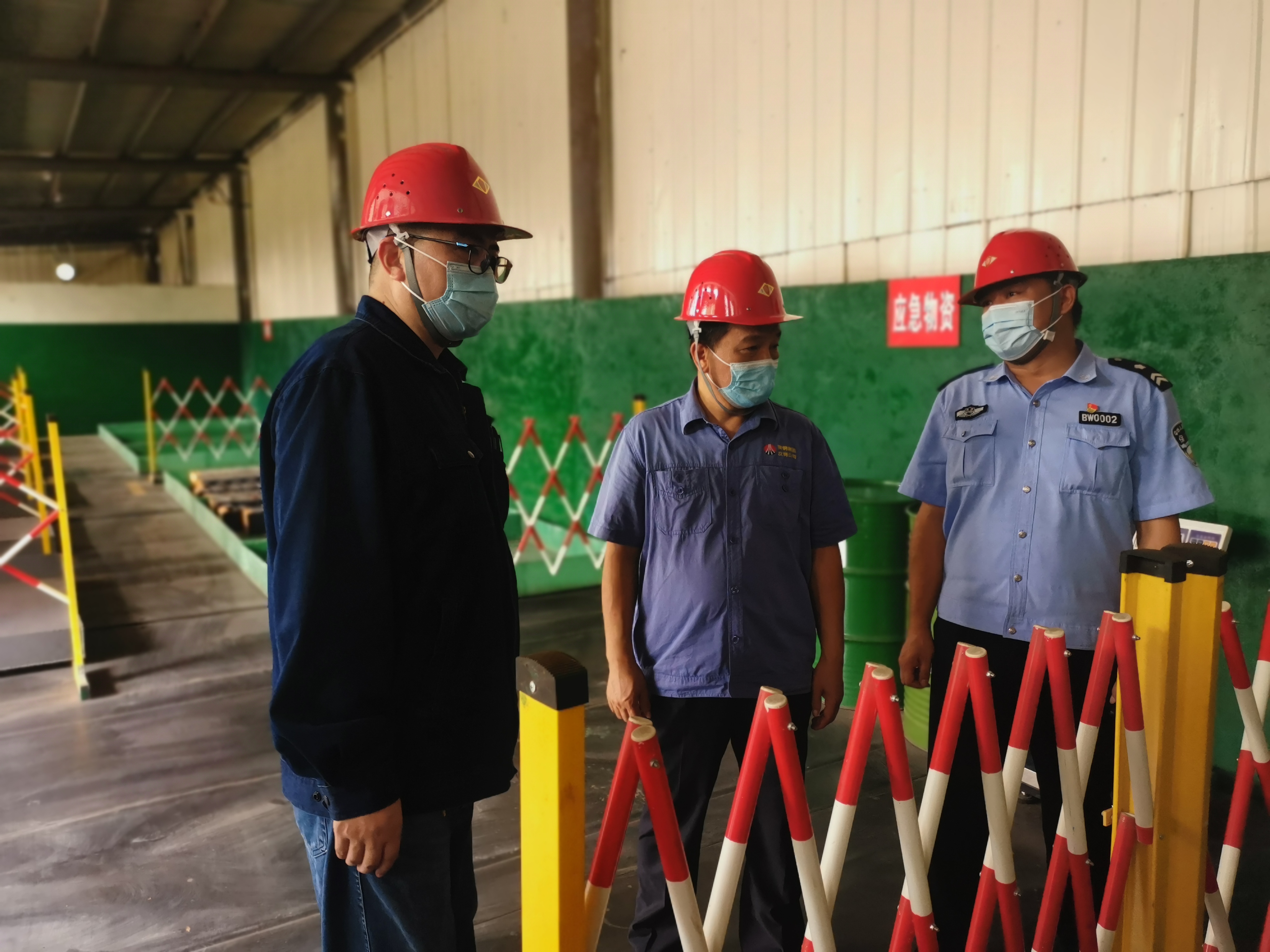 公司領導帶隊開展百日安全生產大檢查活動