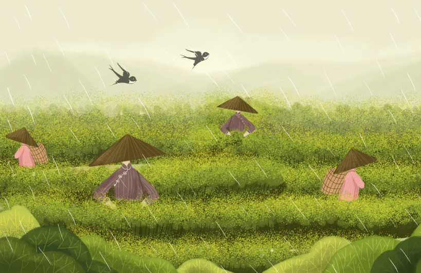 谷雨時節繪春圖